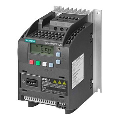 Преобразователь частоты Siemens v20 6SL3210-5BB23-0UV0 1ф без фил. 13.6А 3кВт 220В